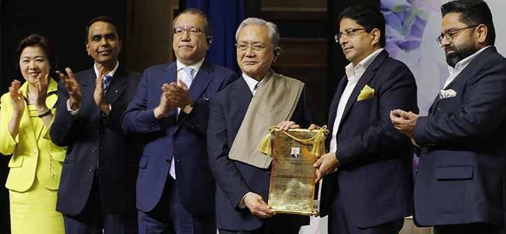 Manav rachna university
confers honoris Causa on
SGI President Daisaku Ikeda